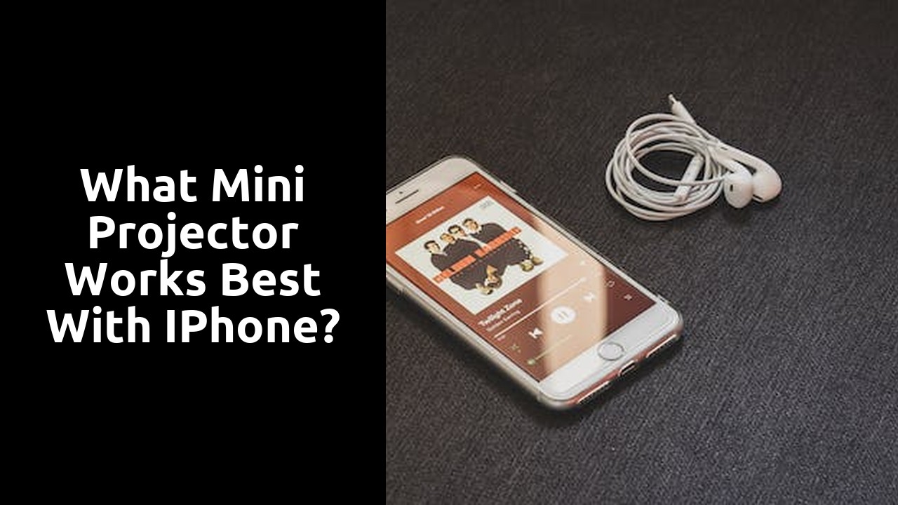 What mini projector works best with iPhone?