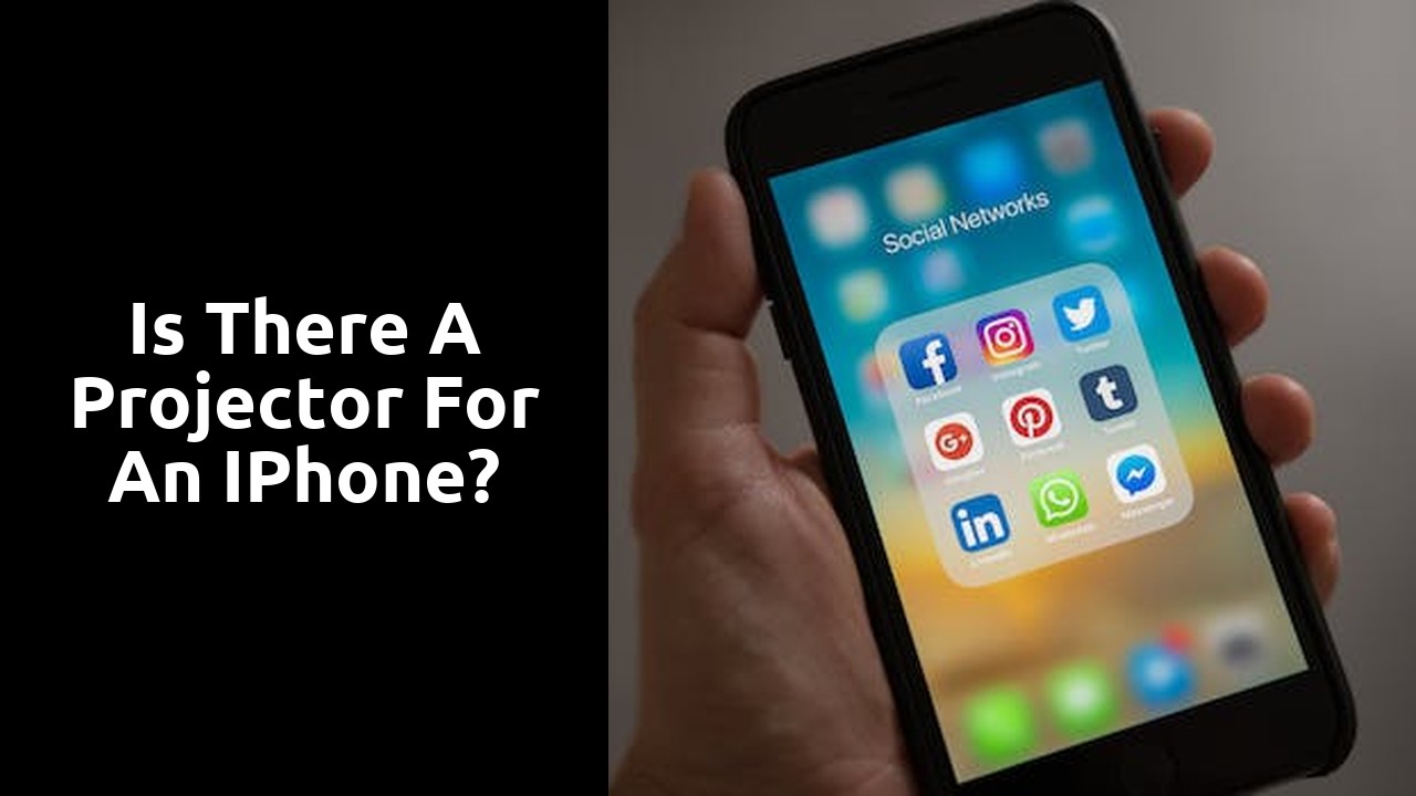 Is there a projector for an iPhone?